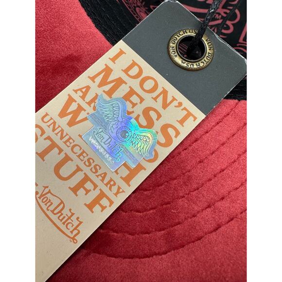 Von Dutch Trucker Hat Astro Dust Velvet Embroidered Logo Patch - Picture 7 of 7